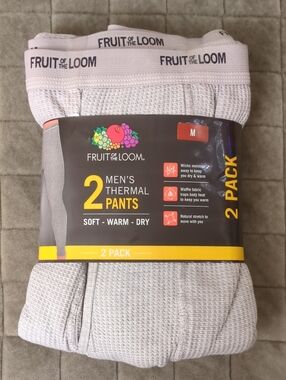 Fruit Of The loom 2 Men's M Thermal Pants